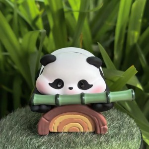 2024 Hot Sale Cute PVC Panda Wuta Box Set