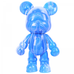 Симпатичная игрушка из кирпича с изображением медведя из смолы, изготовленная на заказ, для детей