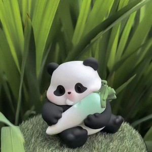 2024 Hot Sale Cute PVC Panda Wuta Box Set
