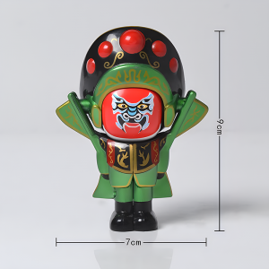 Sičuano operos veidą keičiantis PVC žaislų rinkinys