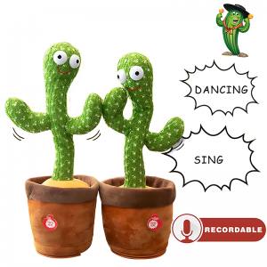 Elektronski ples i pjesma iz djetinjstva Cactus Singing Electrical