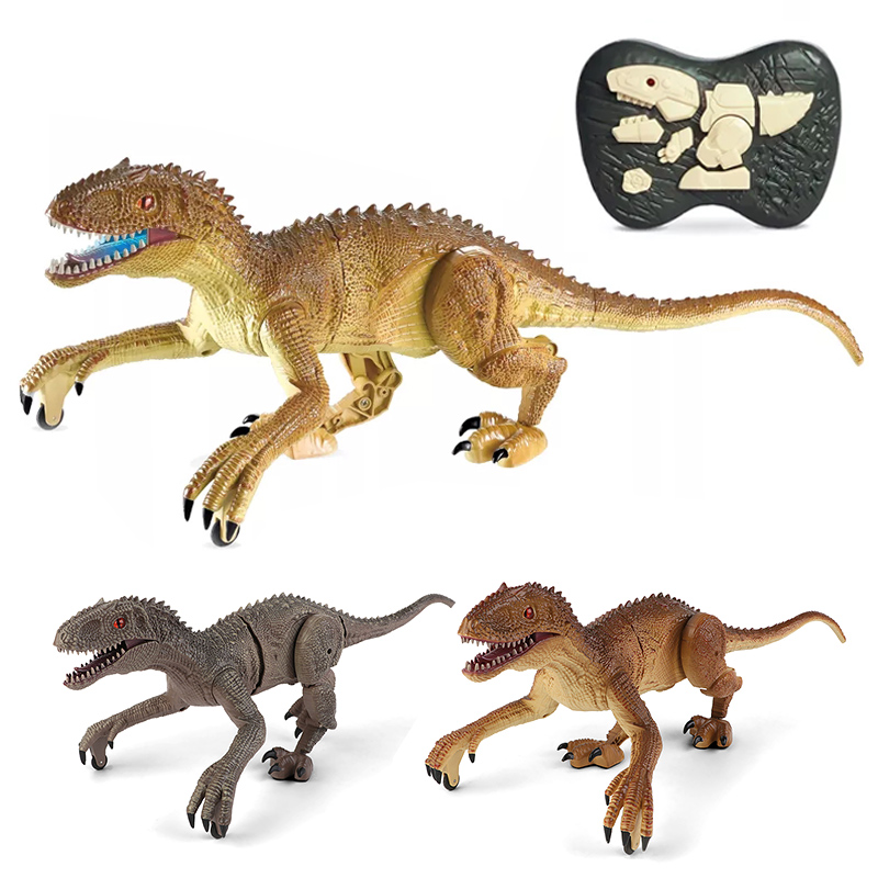 RC Raptor Dinosaur සමඟ අනුකරණය කරන ලද ඇවිදීම
