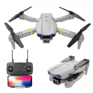 GD89-2 Foldable Selfie Pocket RC WIFI Drone nrog 4K Lub Koob Yees Duab