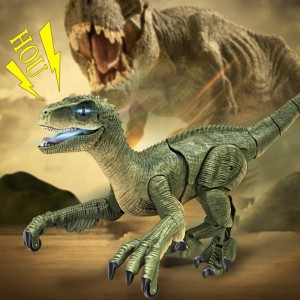 Rc Raptor-dinosaurus met gesimuleerd lopen