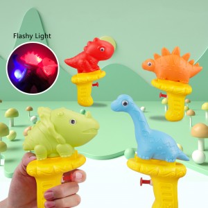 Chow Dudu Summer Toy M700-1 Vierfarbige Dinosaurier-Wasserpistole mit Licht