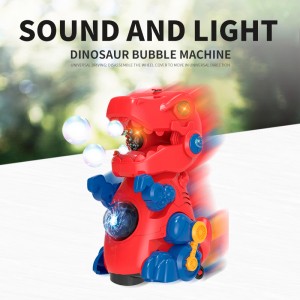 Global Funhood B/O Limyè Inivèsèl & Mizik Dinozò Bubble Machine