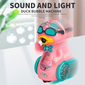 Global Funhood B/O Leseli & Music Duck Bubble Machine