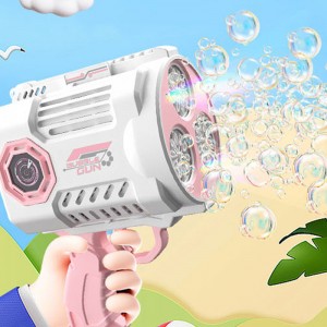 Global Funhood Bubble Toy Bazooka Gun ზურგჩანთით