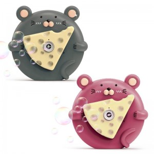 Chow Dudu Bubble Toy GF6291 Cute Electric Hamster Bubble Machine with Light & Music