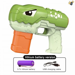 Chow Dudu juego de disparos juguete de verano X1 versión de batería de pistola de agua de dinosaurio lindo/versión de batería de iones de litio