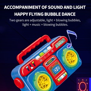 Jouets à bulles portables en forme de radio Global Funhood