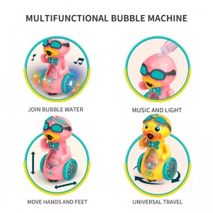 Global Funhood B / O Light & Music Duck Bubble Machine