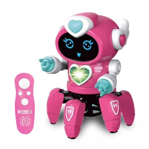 Chow Dudu B/O Robotê Şeş Ling Bi Ronahî Û Muzîk