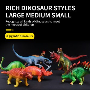 Set de modelos estáticos de dinosauro de vinilo