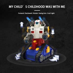 Ρομπότ Chow Dudu B/O Universal Light & Music Tank Robot