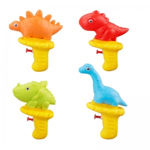 Chow Dudu Summer Toy M700-1 Four-Color Dinosaur Water Gun na may Banayad