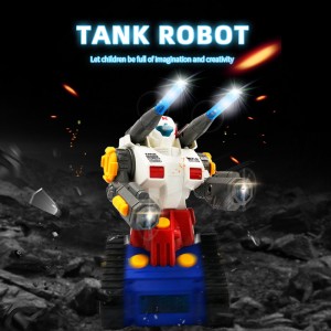 Chow Dudu B/O Universal Light & Music Tank Robot