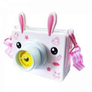 Chow Dudu Bubble Toy GF6258 Electric Cute Animal Bubble Camera yenye Mwanga & Muziki