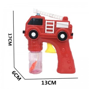 Chow Dudu Bubble Toy GF6315 Niedliche Feuerwehrauto-Luftblasenpistole mit Blasenwasser