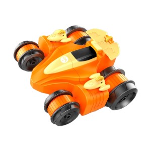 Global Funhood GF2655 RC Rolling Stunt Car with Flipped Wheels and Light