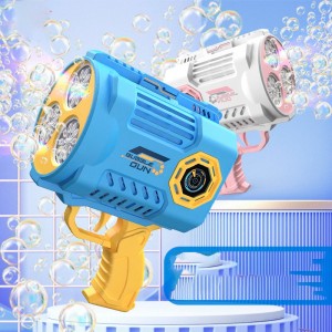 Global Funhood Bubble Toy Bazooka Gun ja reppu