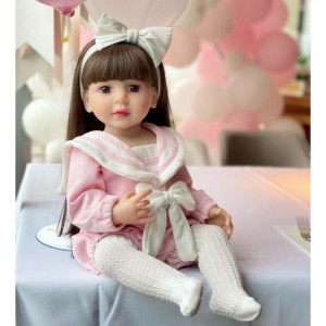 Reborn Baby Dolls Silikonske srčkane, mehke lutke za dojenčke, modne lutke Bebe Reborn Dolls, 55 cm, otroške igrače za dekleta