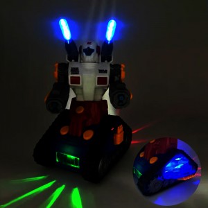Chow Dudu B/O Uniwersalny robot-czołg do oświetlenia i muzyki