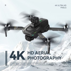 Global Drone GD95 GPS drons ar 4K kameru un bezsuku motoriem 5 sānu šķēršļu novēršana