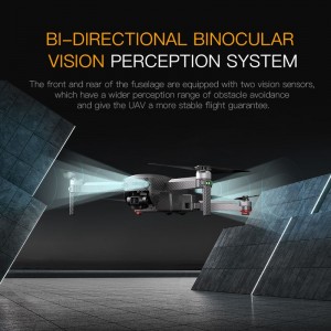 Global Drone GD96 Sony Caméra Drone à cardan sans balais à 3 axes avec double évitement d'obstacles visuels