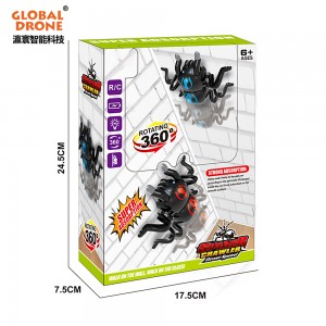 Global Funhood GF0455 RC pająk wspinaczkowy po ścianie popularne zabawki na Halloween