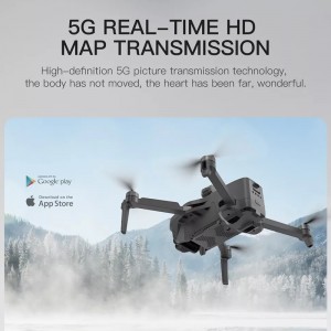 Global Drone GD193 Mini SE GPS Brushless Drone Ka khamera ea 4K