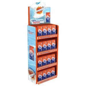 CT113 FASTER Detergent Washing Powder Metal Frame Retail Display Racks With Shelves