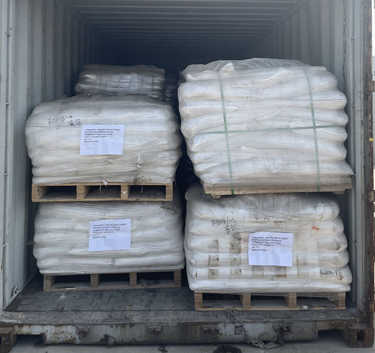 Zimbabwe customer order 13.6 tons refractory cement