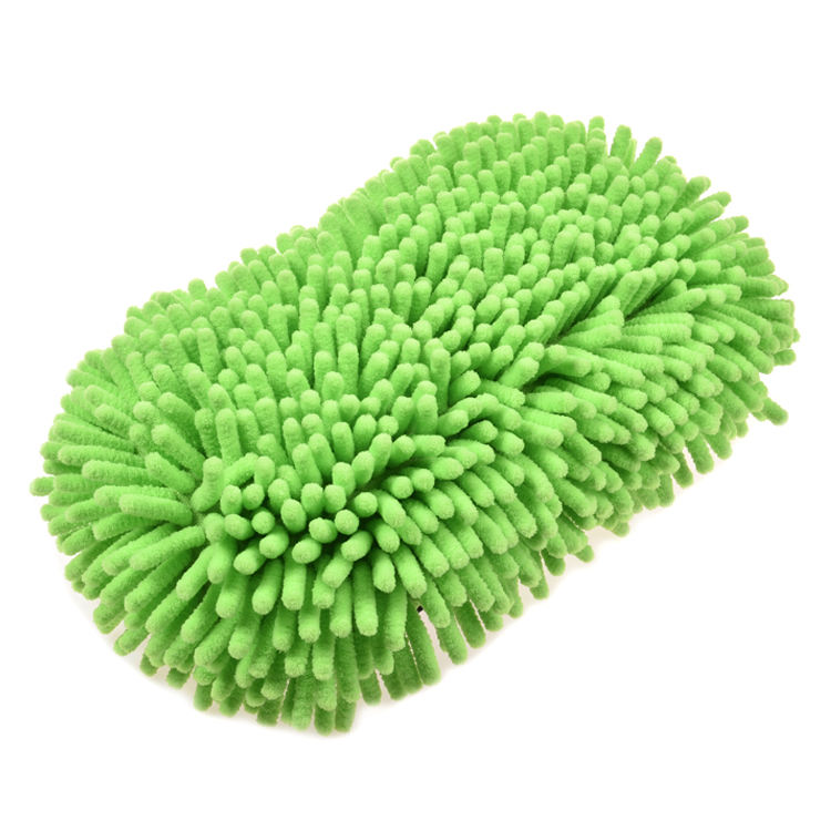 Esponja de microfibra de chenilla para lavado de coche esponja de
