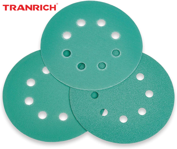 firimu disc Hook Uye Loop Sandpaper Green Sanding Discs For Polishing