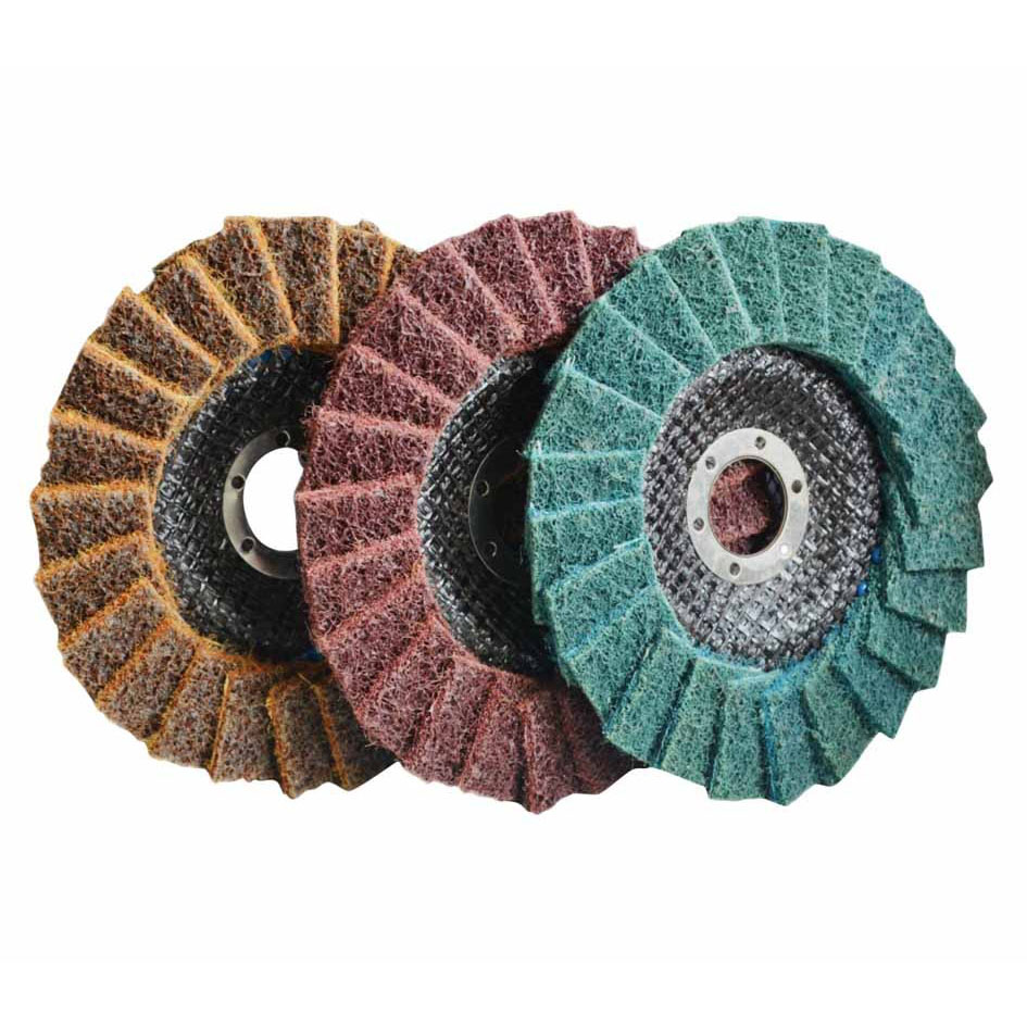 Leštící kotouče na leštění netkaných textilií lamelové kotouče pro povrchy kovů Broušení, leštění a konečná úprava