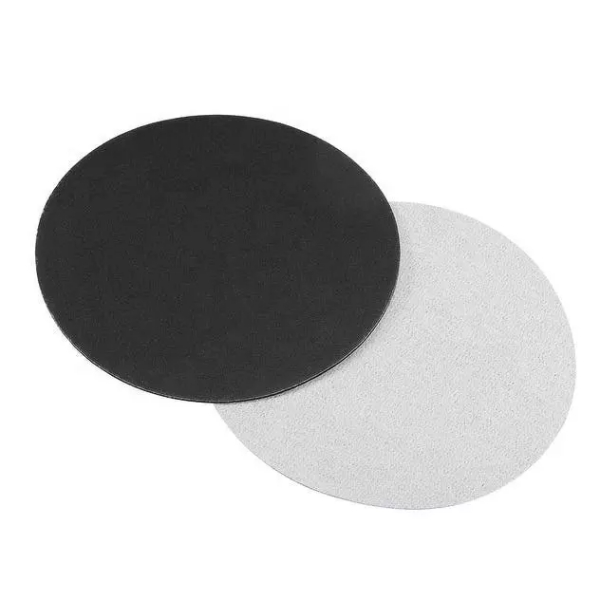 Papel de lija de carburo de silicio Discos de lijado con respaldo de papel de lija abrasivo de gancho y bucle