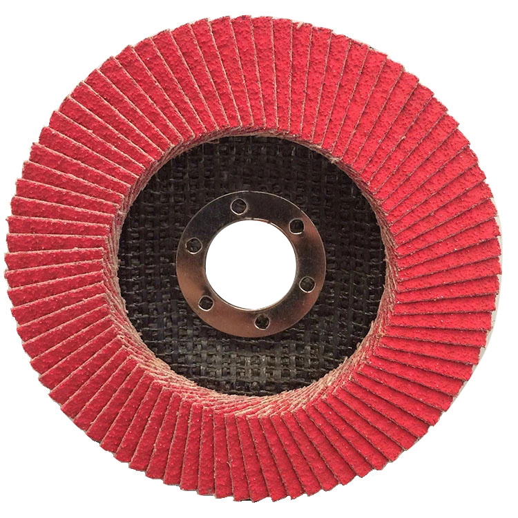 Бұрыштық тегістегішке арналған жоғары сапалы клапан дискілері металл тегістеу, араластыру үшін VSM керамикалық флап дискі