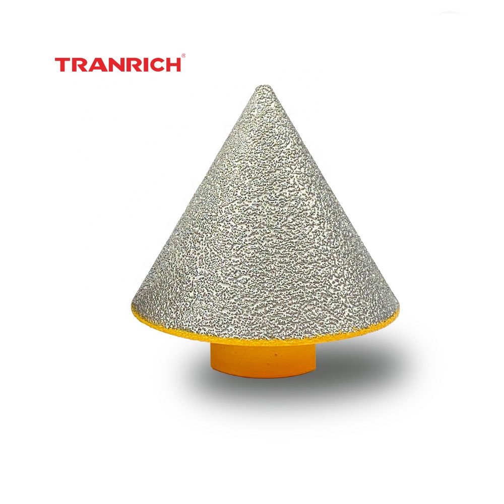 Vacuum Brazed Diamond Beveling Chamfer Bit kanggo Stone Diamond Driji Bit Kanggo Granit lan Marmer