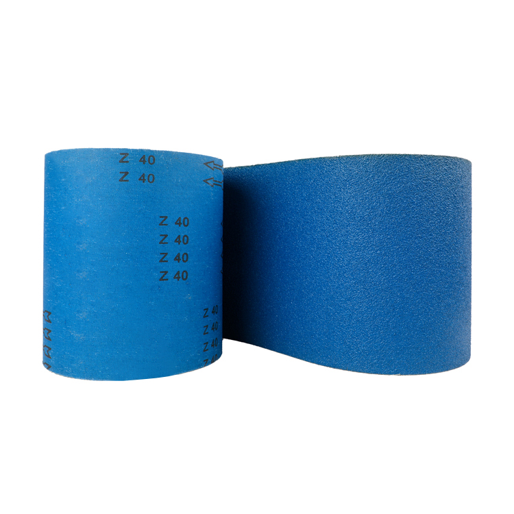 ឧបករណ៍សំណឹកអាលុយមីញ៉ូម 750mm Zirconia Sanding Belt សម្រាប់ប៉ូលាដែក
