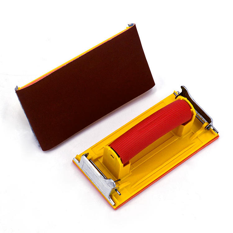 Wholesale rectangle sandpaper holder sanding accessories polish himan