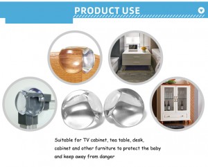 U Baby Corner Protector Clear pò mantene i zitelli Safe.Stop preoccupatevi di i cantoni duri è affilati in a vostra casa.