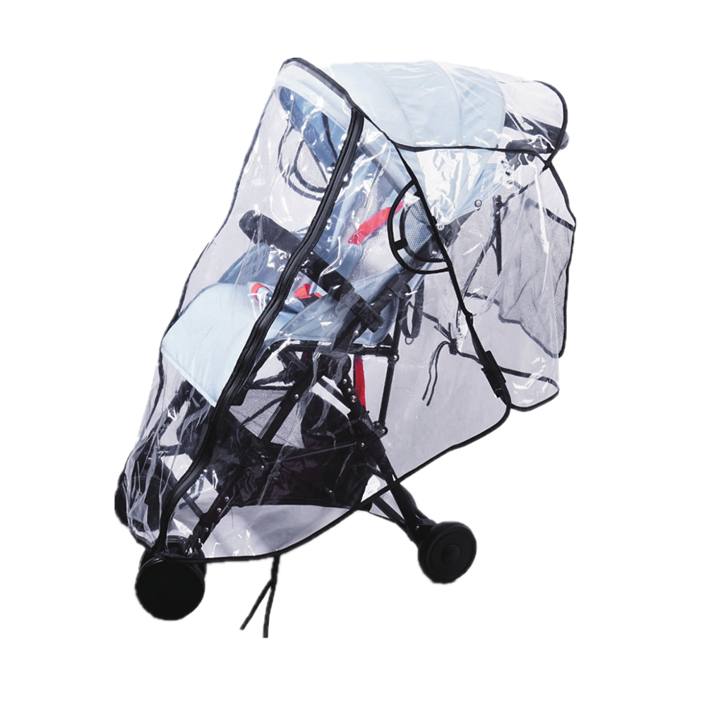 Acessórios para carrinho de bebê à prova d'água Protetor contra intempéries, guarda-chuva de viagem protetor contra poeira contra vento para carrinho capa de chuva
