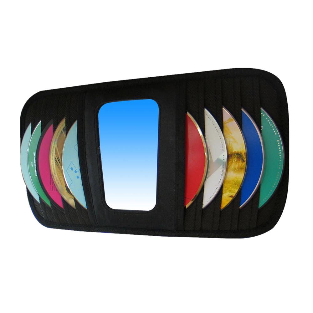 Nga taputapu motika Car Sun Visor 10 CD Visor Organizer with Mirror