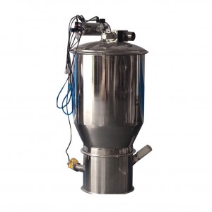 Dust-free negative pressure suction vacuum feeding machine