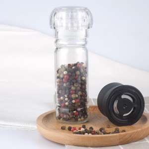 Model GB-1 glass bottle salt and pepper grinder
