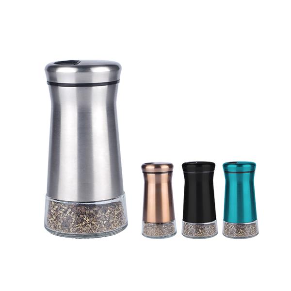 Customized Stainless Steel Glass Bottle Salt Pepper Shakers Featured Image