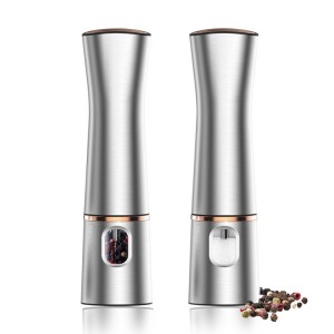2021 Beauty design electric salt and pepper grinder set