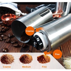 The Classic Stainless Steel Adjustable Manual Coffee Grinder