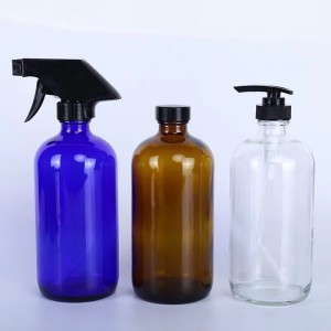 Boston bottles with plastic or glass